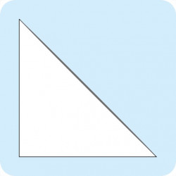 Lipnios trikampės įmautės 15cm x 15cm, skaidrios