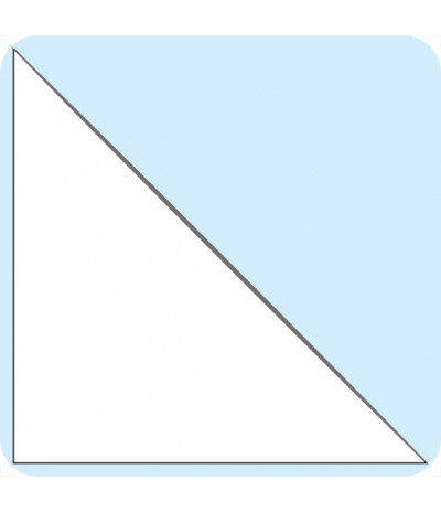 Lipnios trikampės įmautės 21cm x 21cm, skaidrios