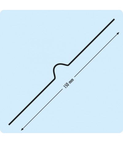 Kabliukai kalendoriams 150mm (balti)